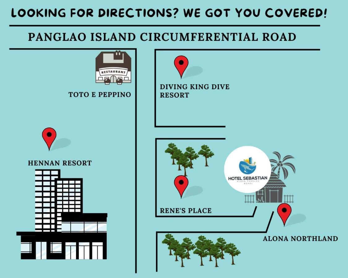 Hotel Sebastian Panglao Bolod  Екстериор снимка